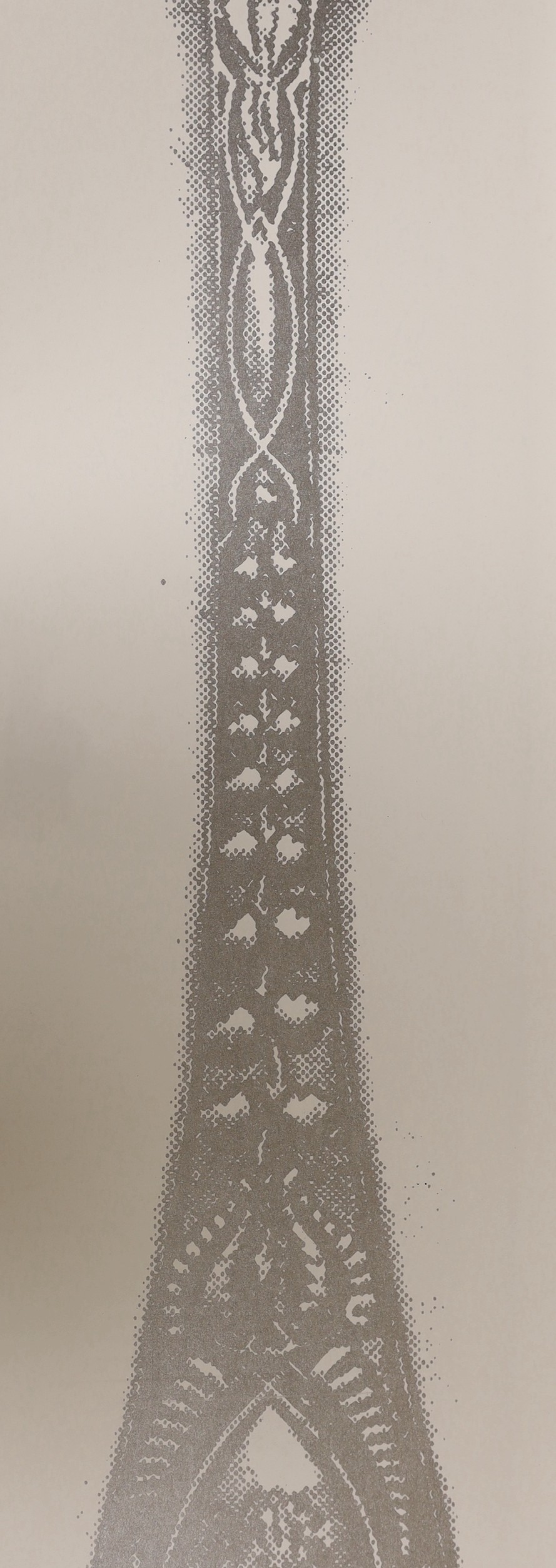 Modern British, lithograph, 'Silver Fork', signed in pencil and dated 2010, 42 x 232cm